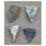 Georgia & Tennessee Triangle Stone and Arrowhead