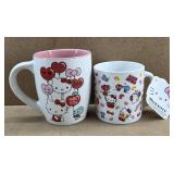 New Hello Kitty Hearts & Bioworld Mugs