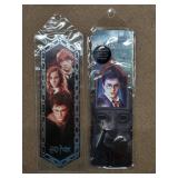 2 Harry Potter Bookmarks w/ Fold Out Posters