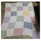 Color Block Afgan Throw
