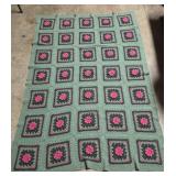 Crochet Granny Square Afghan Throw