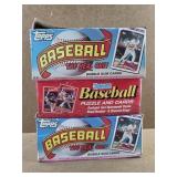 3bx Topps BubbleGum & Donruss Puzzle Trading Cards