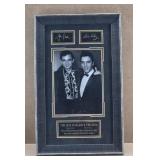 Autographed Signed Johnny Cash & Elvis Presley