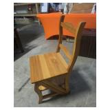 Cedar Delite Convertible Library Chair to Ladder