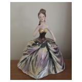 1950s Lefton Porcelain Dancing Lady Figure