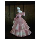 Matilda Lady in Pink Dress by Florence Ceramics