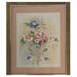 Floral Watercolor Art by Vi Anderson