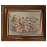 Pink Dogwood Art by Vi Anderson