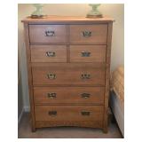 Bassett Oak Chest of Drawers