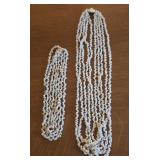 Hawiian Natural Shell Leis- 2pc