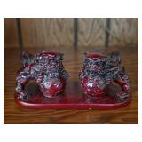 Chinese Foo Dogs Figure