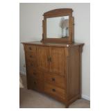 Bassett Mission Style Oak Mule Chest Dresser