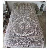 Textile Woven Blanket Medallion Style
