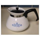 CorningWare Blue Cornflower 6-Cup Tea/Coffee Pot