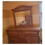 Broyhill Fontana Pine Dresser w/ Mirror