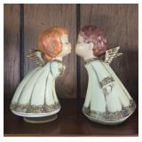 MCM Kissing Angels  Christmas Figures