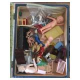 Vtg Doll Toys in Margaret Holbrook Illustrated Box