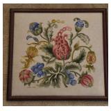 Jacobean Crewel Embroidery Art