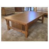 Bassett Mission Style Oak Coffee Table