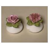 Ansley Fine Bone China Salt & Peppe Shakers