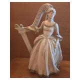 1958 Universal Statuary Corp. Victorian Harp Lady