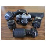 Minolta XG 35mm Film Camera & Accessories