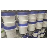 (21) 1.25gal Screw Top Buckets