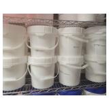(26) 1.25gal Screw Top Buckets & (5) 0.6gal Screw
