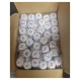 Case of promotional squishy dice/STRESS BALLS