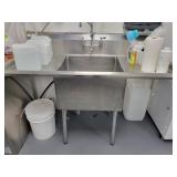 Commercial Wash Sink w/ Gooseneck Sprayer