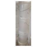 (5) 5gal Buckets w/ Lids