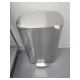 13gal stainless steel trashcan