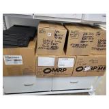 (4) Boxes of 1oz Black Tubs & Lids