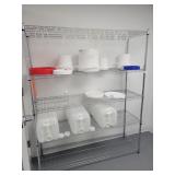 60x18x72 wire shelving - SHELF ONLY, NO CONTENTS