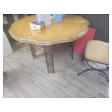 Iron & Wood Dinette Set w/ 4 Chairs -