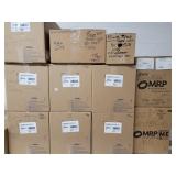 (7) Boxes of 8oz White Tubs & Lids