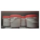 (6) 3.5gal Buckets w/ Lids & (4) 0.6gal Buckets w/