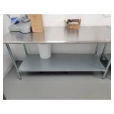 72x30 Steel Table - TABLE ONLY, NO CONTENTS
