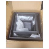 6 pc SET OF DISPLAY BOXES