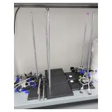 (6) Lab Stands + Attachments