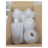 (5) 500ml Squeeze Bottles - NEW