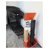 4 SHOPPING CART & BASKET RACK