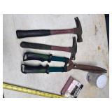 Tool set: Hammers Trimmers and more