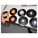 7 vintage 45 RPMs