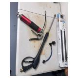 Grease Gun, Spray Wand, Regulator and Spring