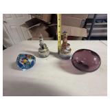 Ocean Paperweight, 2 light house storage