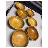 7 wod bowls: made in Occupied Japan