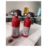 2 Working Fire Extinguishers