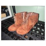 Ladies Brown Dress Boots Size 3
