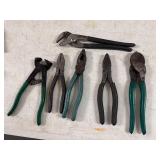 Lot of Plyers Hand Tools